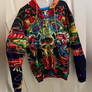 Christian Audigier Ed Hardy vintage hoodie XXL